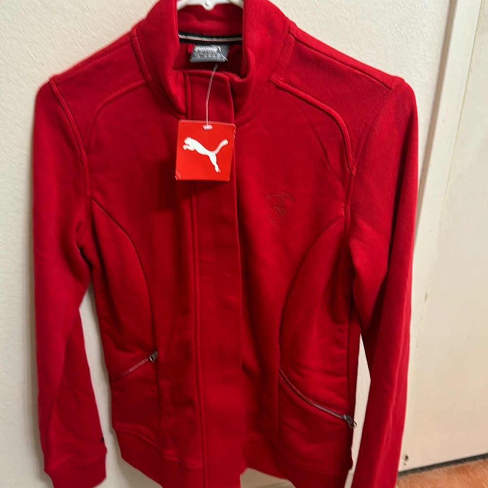 NWT Ferrari Sweat Jacket.